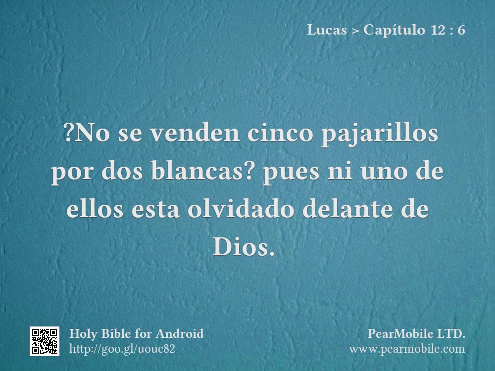 Lucas, Capítulo 12:6